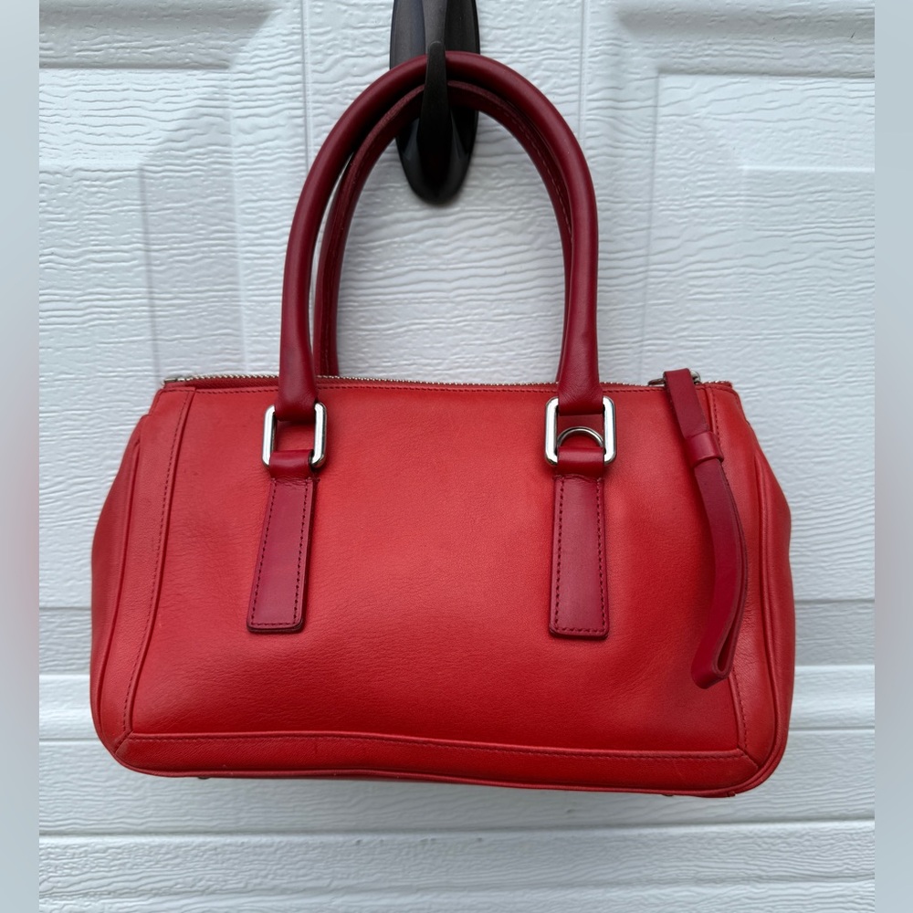 Vintage Coach Bonnie Legacy Leather bag purse Doctor Hampton L0P 9421 Red